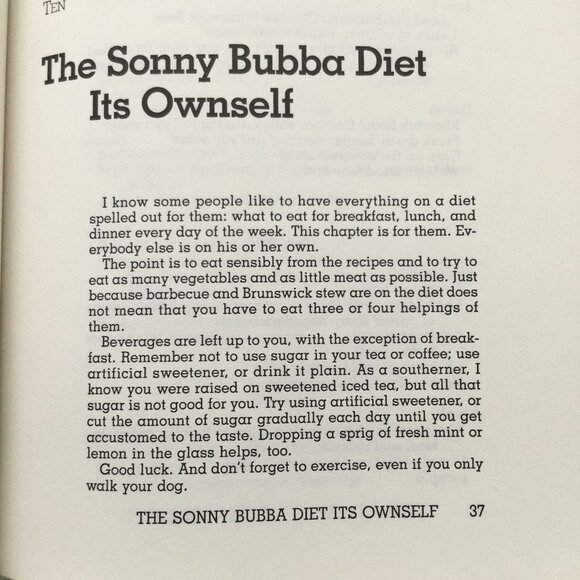 Southern Semi -LowCalorie Cookbook SIGNED Great Recipes: Fun Book/Men Don't Diet - Picture 9 of 13